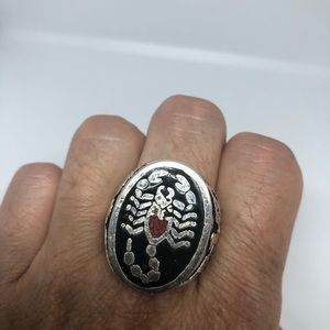 Vintage Inlay Scorpion Ring